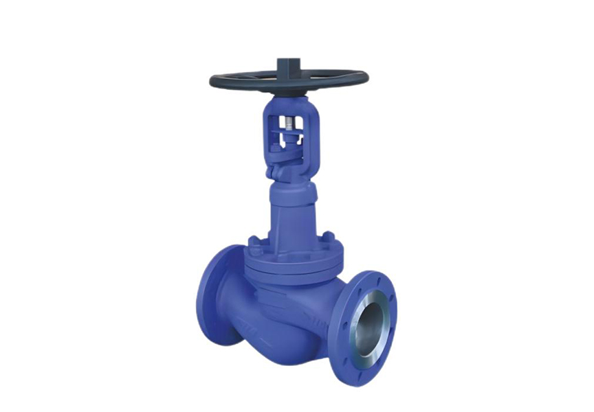 German Standard Bellows Seal Flanged Globe Valve