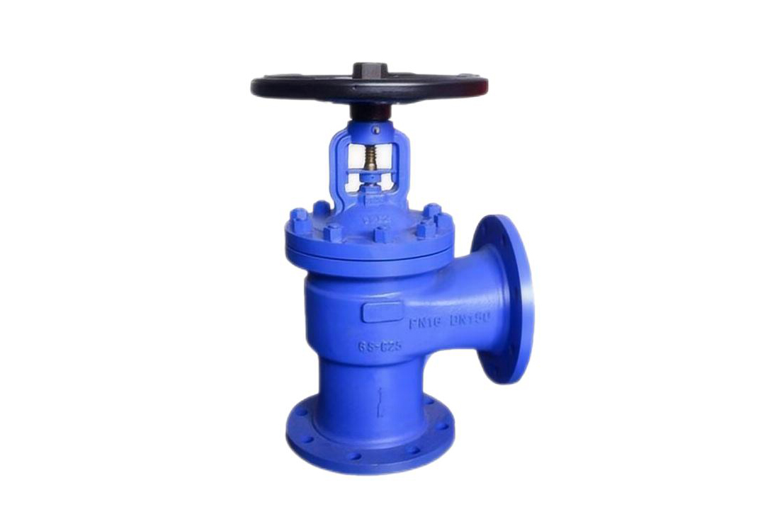 DIN Standard Bellows Seal Angle Globe Valve