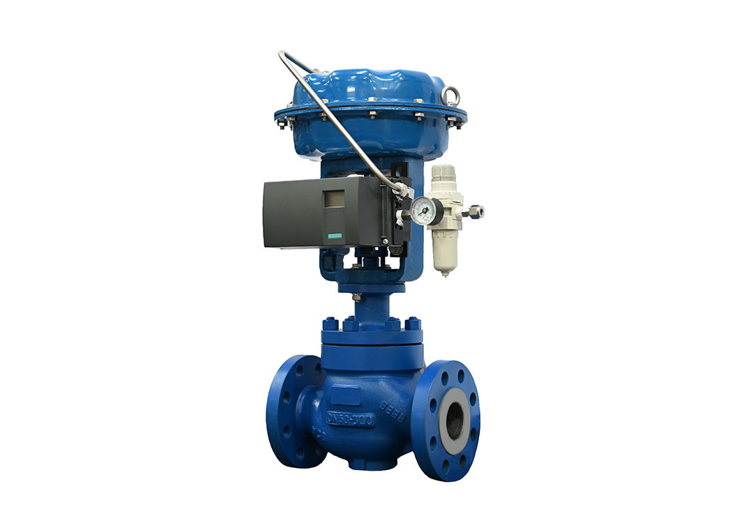 Pneumatic DN50 Single-Seat Control Valve with Actuator