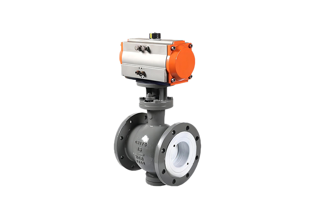 Pneumatic Eccentric Semi-Ceramic Ball Valve