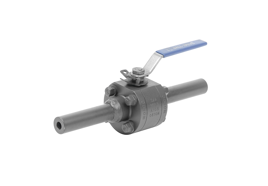 Three-Piece Floating Soft Seal Ball Valve with Pipe Fittings