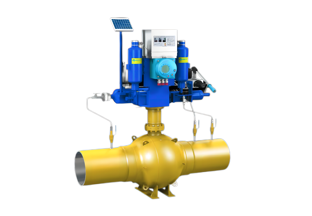 Pneumatic-Hydraulic Actuated Fully Welded Ball Valve