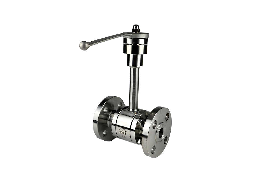 -196°C Small Diameter Stainless Steel Cryogenic Flanged Ball Valve