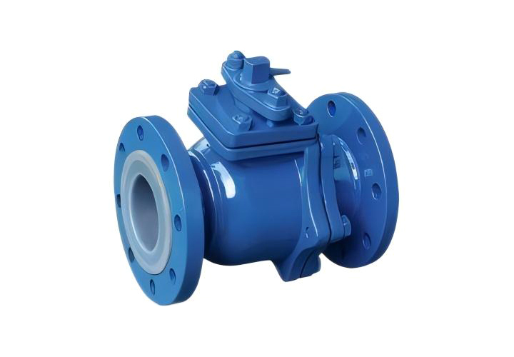 Carbon Steel Flanged PTFE-Lined Ball Valve