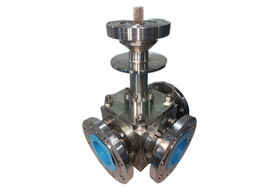 -196°C Ultra-Low Temperature Three-Way Stainless Steel Ball Valve