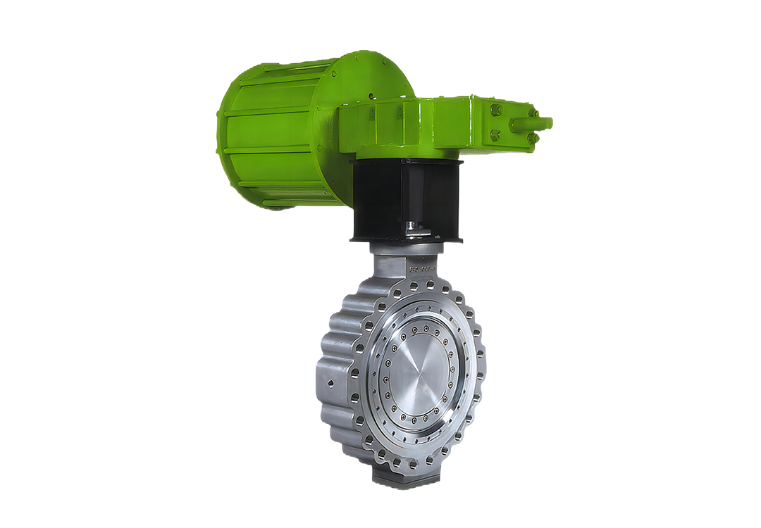 ANSI Standard Pneumatic High-Performance All-Metal Sealed Stainless Steel Bi-Directional High-Pressure Butterfly Valve