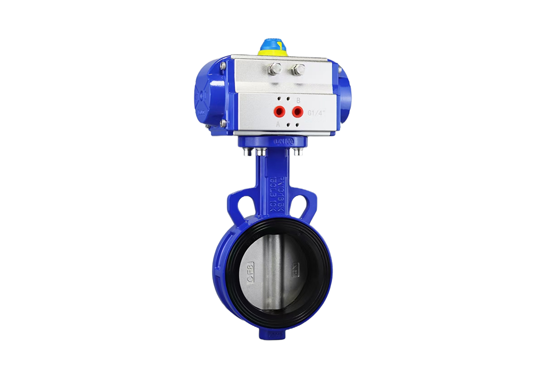 Pneumatic Rubber-Lined Wafer Butterfly Valve