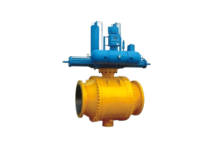 Large Diameter Pneumatic-Hydraulic Actuated Gas Trunnion Ball Valve