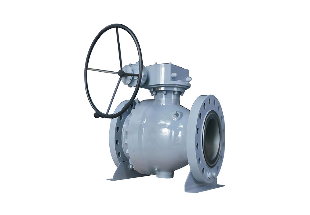 Cast Steel Flanged Trunnion Ball Valve