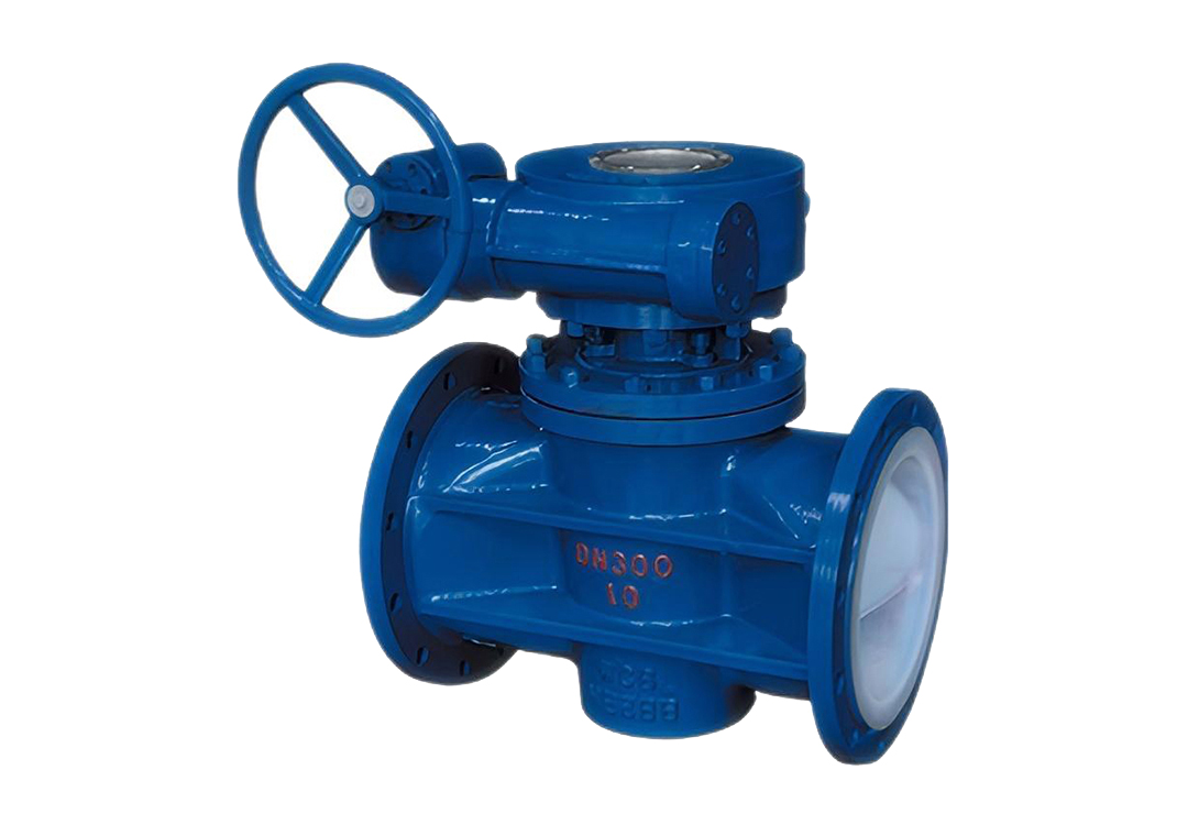 Large Diameter Worm Gear Operated Soft Sealing Plug Valve